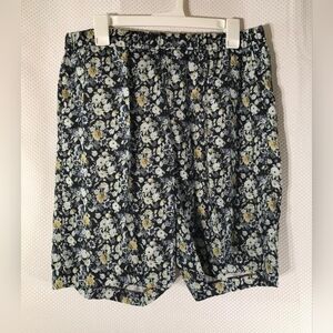 H&M Black Floral Women's Shorts